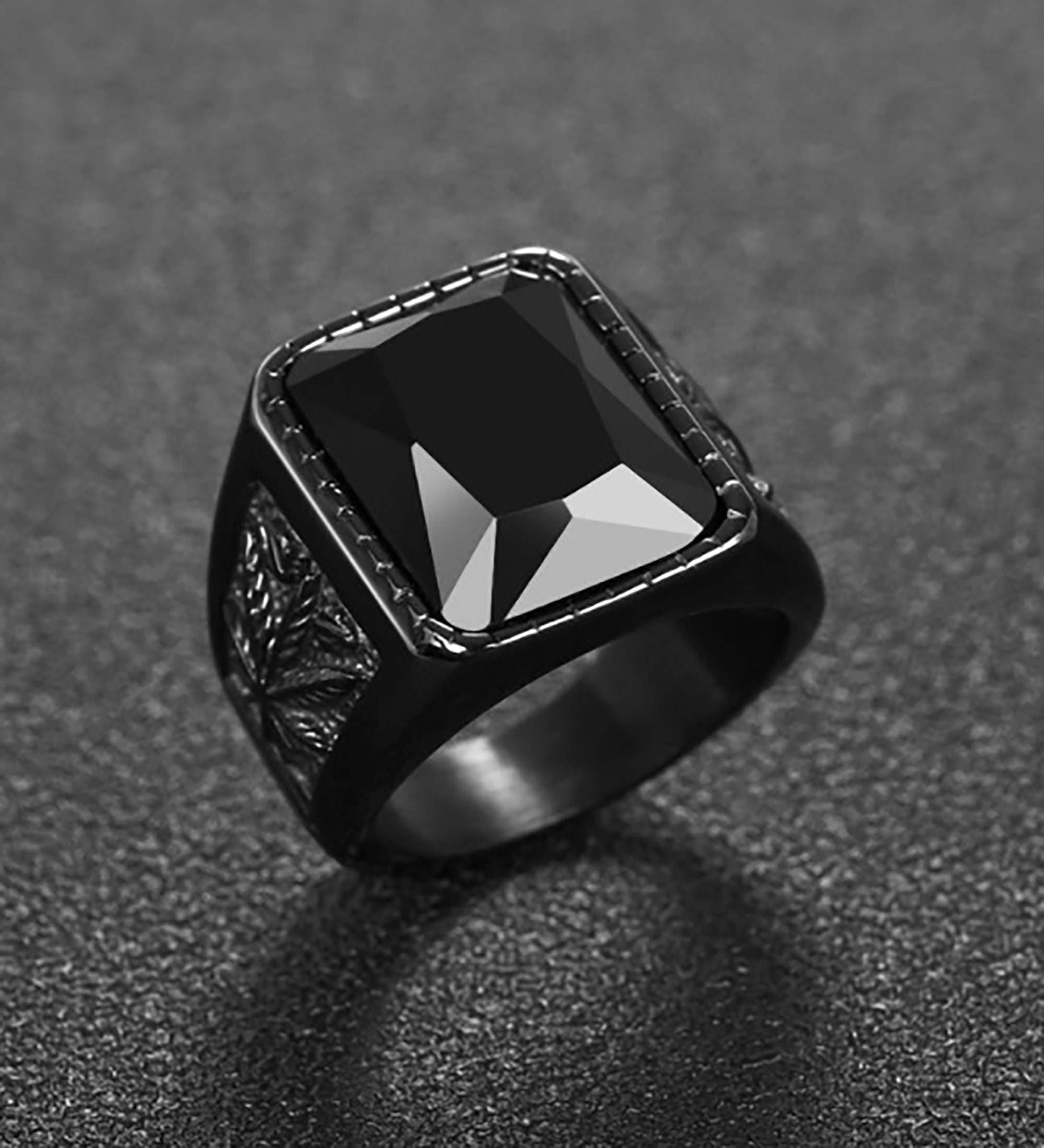 Valknut Signet Ring Punk Titanium Steel Ring Odin Symbol | Etsy