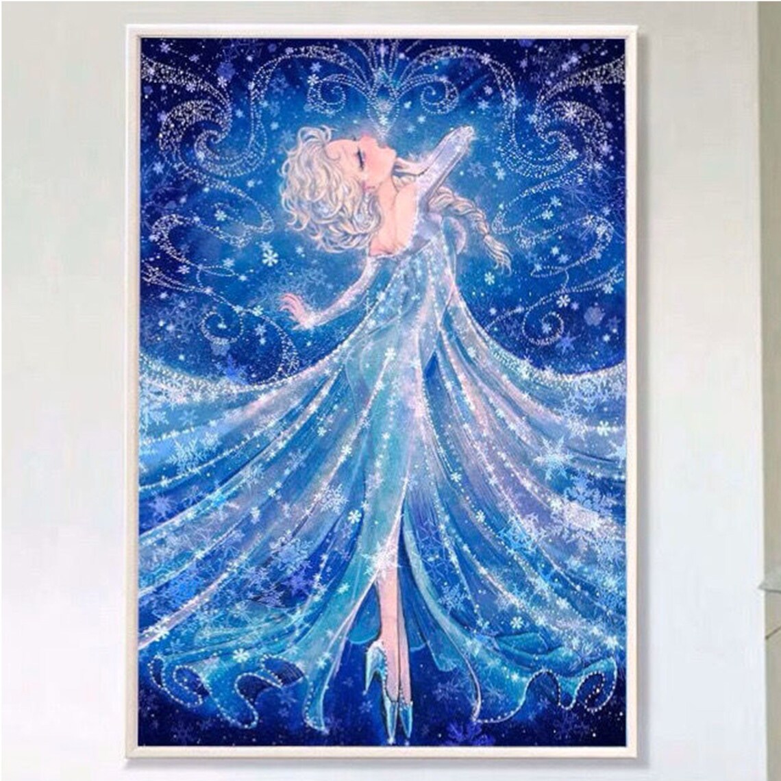 5D DIY Frozen Fairy Diamond Painting Kit Complete Set Diamond Etsy