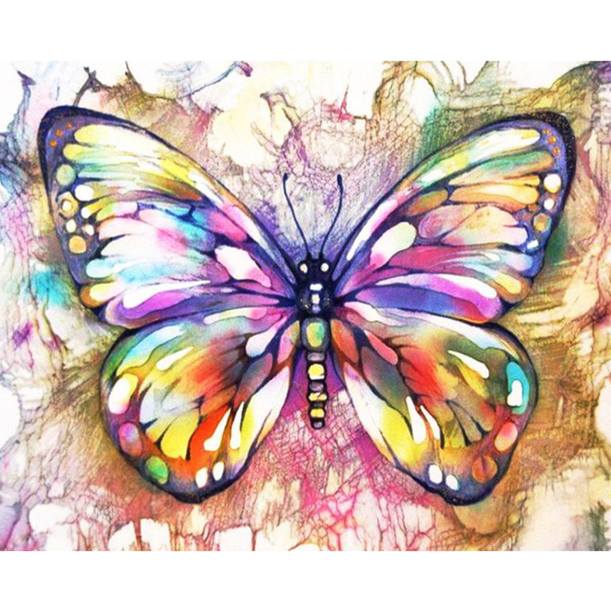 5D DIY Butterfly Diamond Painting kit Complete Set Diamond Etsy