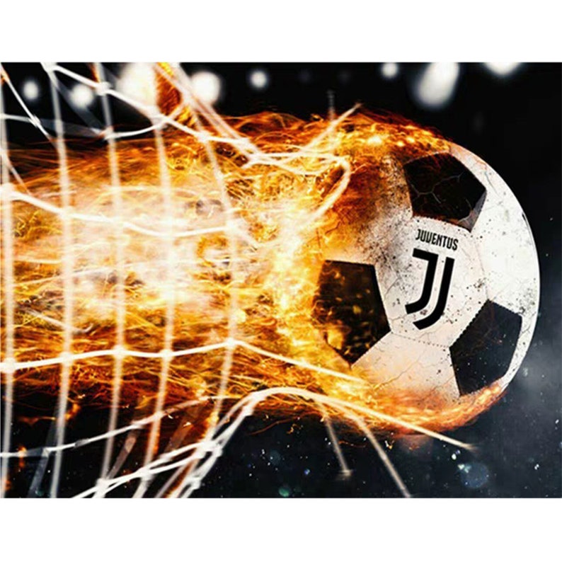 5D DIY Football Diamond Painting kit Complete Set Diamond Etsy