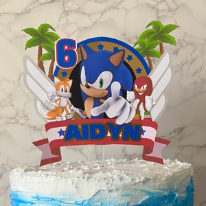 Sonic the Hedgehog 2 Edible Cake Toppers Round – Cakecery