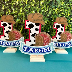 Cowboy Centerpiece, Cowboy Table Decor, First Rodeo Decorations, Cowboy Birthday Party, Cowboy Hat, Cowboy Boots, Cowboy Birthday Supplies