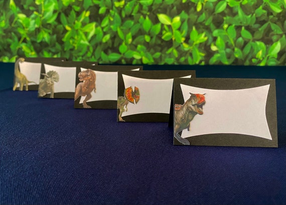 Jurassic Park Food Labels Jurassic Park Place Cards Jurassic - Etsy