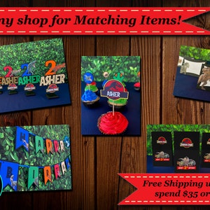 Jurassic Park Food Labels, Jurassic Park Place Cards, Jurassic Park ...