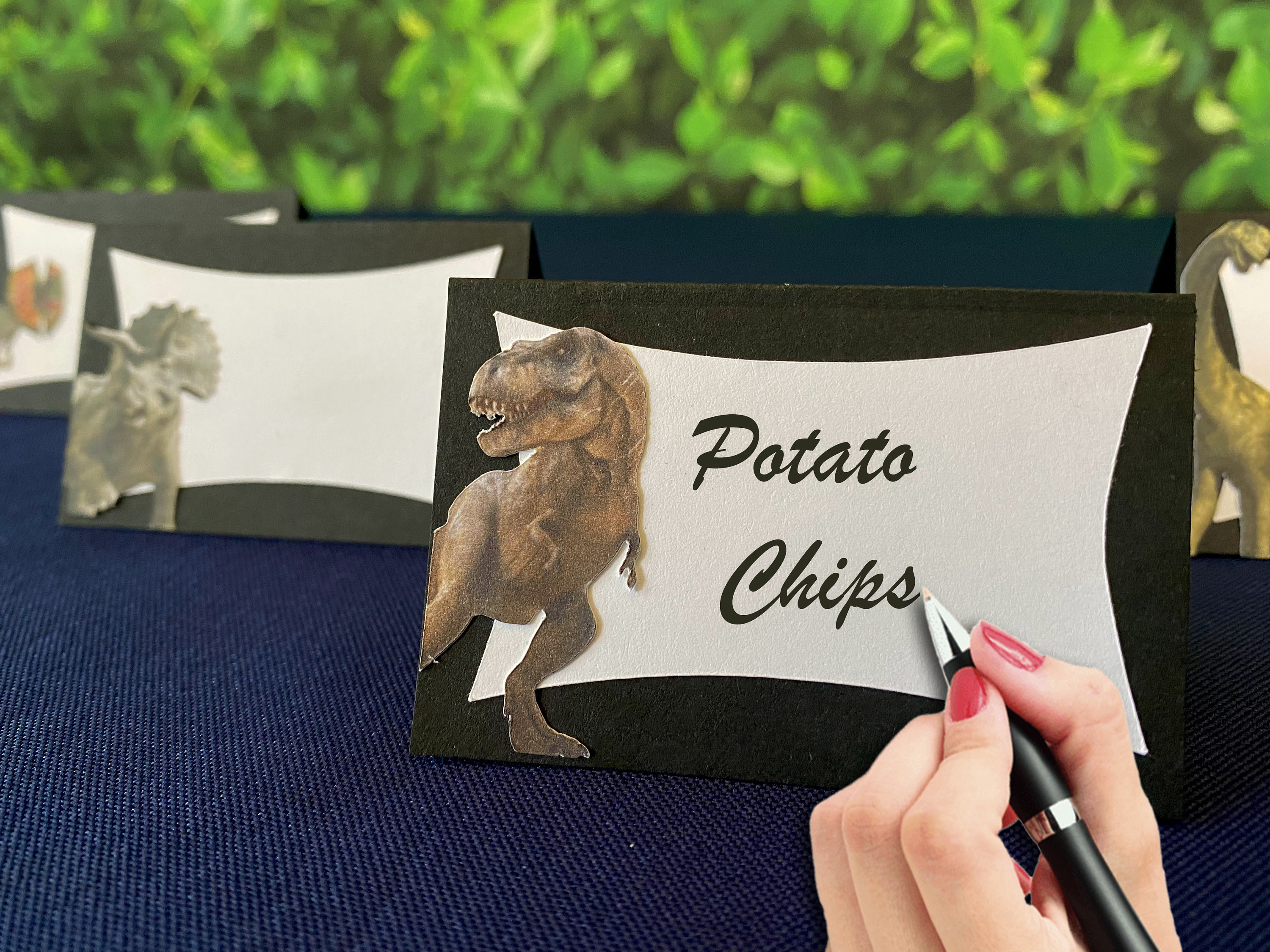 Jurassic Park Food Labels Jurassic Park Place Cards Jurassic - Etsy