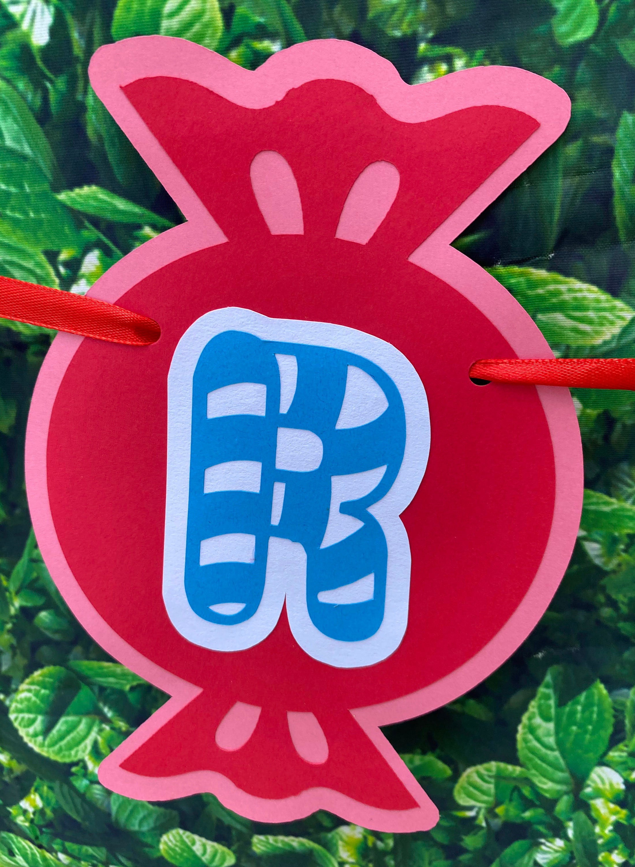 Candy Birthday Party Banner