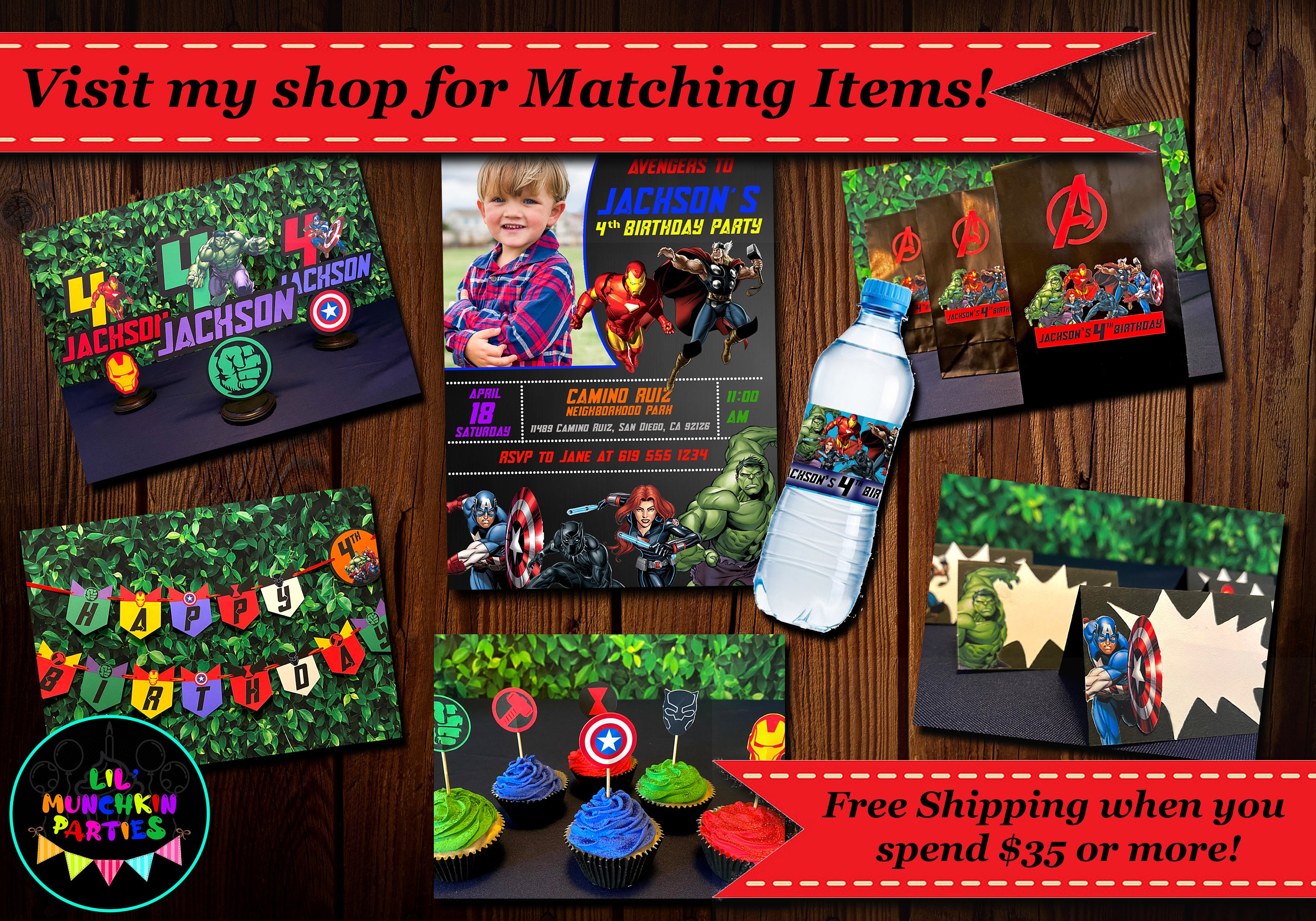 Superhero Goody Bags Superhero Favor Bags Superhero Treat Etsy