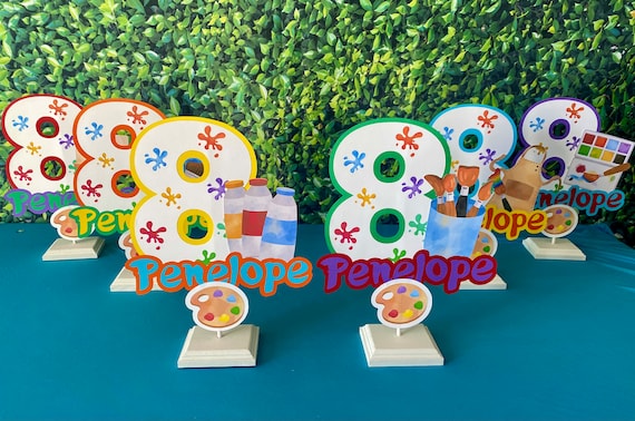 Art Party Centerpiece, Art Party Table Decor, Art Party Art Party Centerpiece, Art Party Table Decor, Art Party