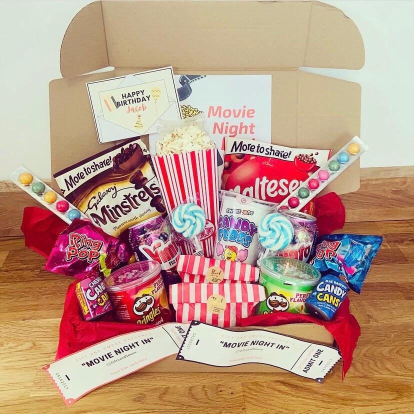 Movie Night in Box / Movie Night Hamper / Etsy UK