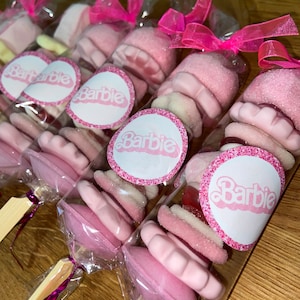 Barbie sweet kebabs - party favours