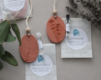 Essential oil diffuser, eucalyptus or lavender car air freshener