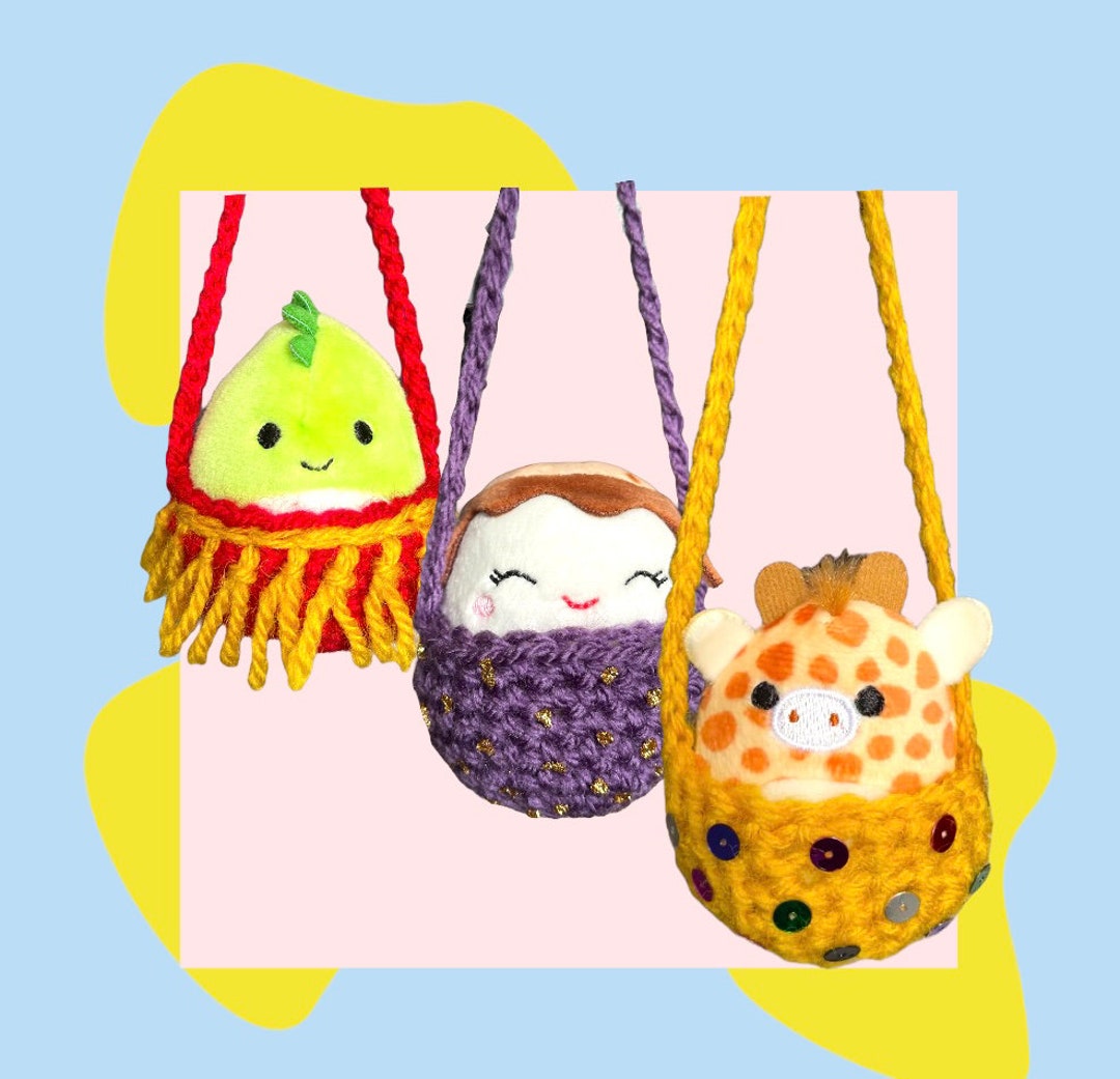 New Styles Handmade Mini Soft Toy Hanging Storage Squishville