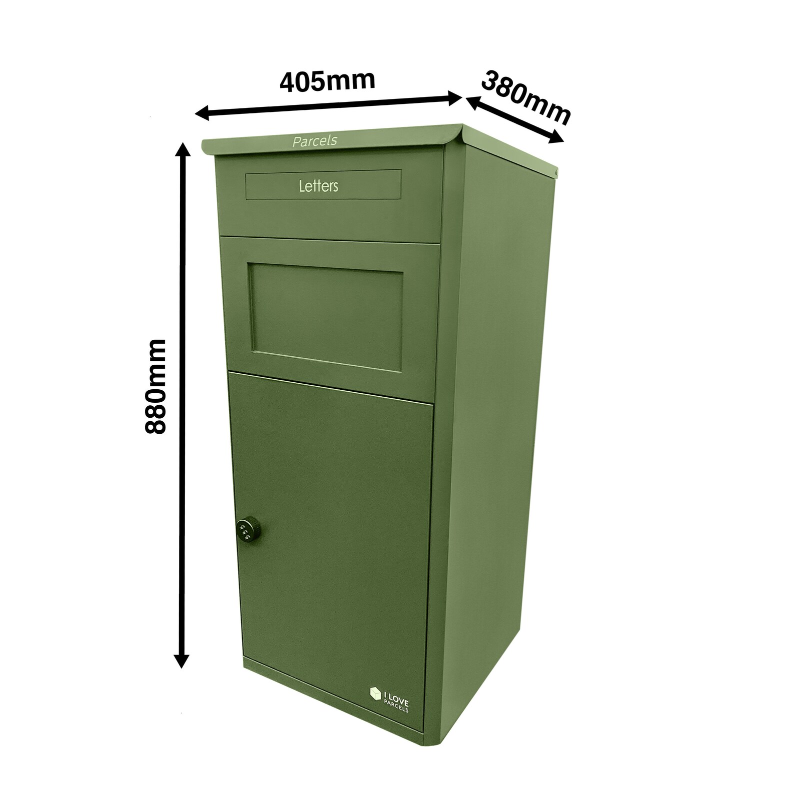 Smart Parcel Delivery Drop Box for Home Outdoor Letterbox Large Front