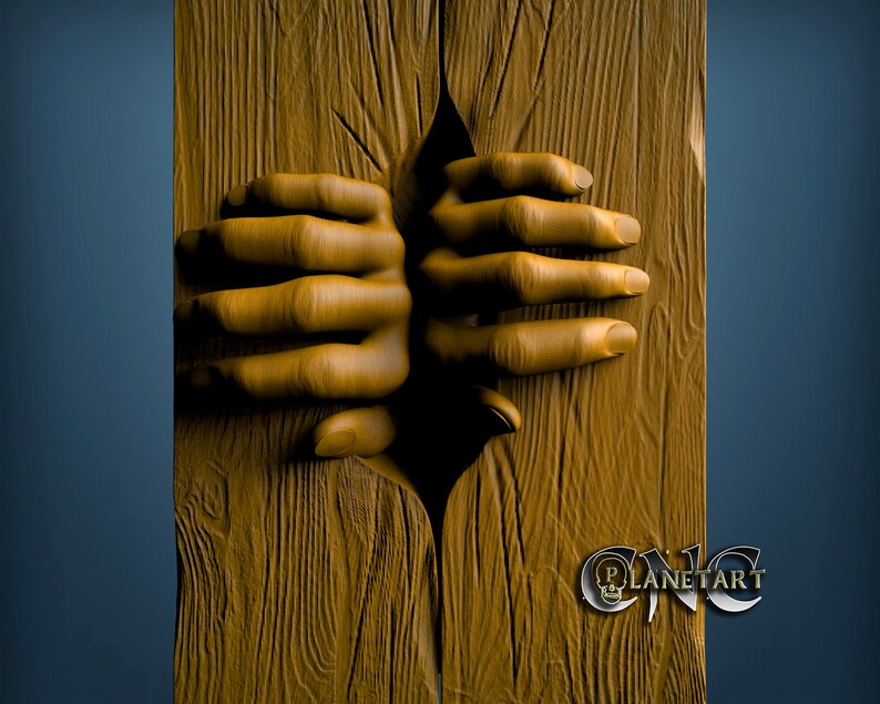 Hands 3D STL Model CNC Router Engraver Artcam Aspire CNC - Etsy