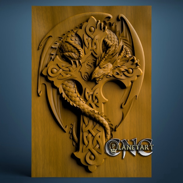 Dragon Cnc File - Etsy