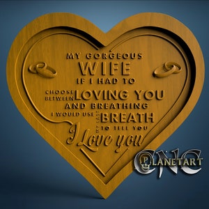 Love Sayings, 3D STL Model, CNC Router Engraver, Artcam, Aspire, CNC files, Wood, Art, Wall Decor, Cnc