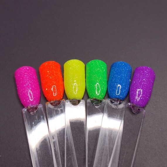 fluorescent nail dip powder