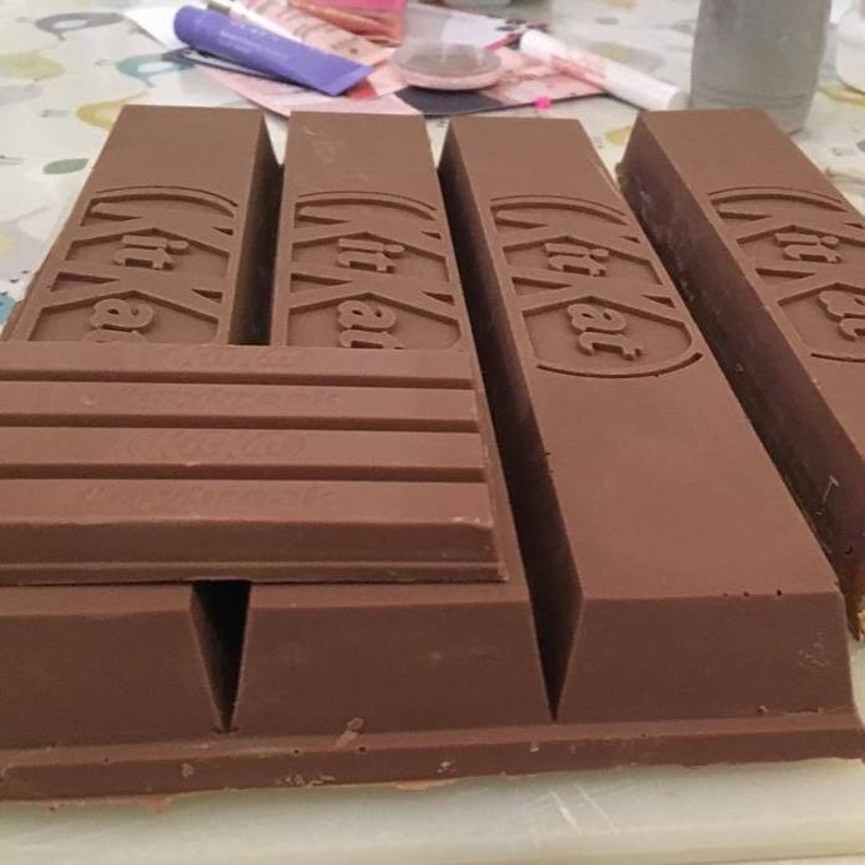 UK Giant Kit Kat resin or chocolate mould ships from Etsy