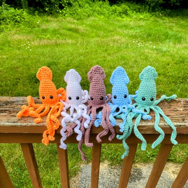 Crochet Plush Squid