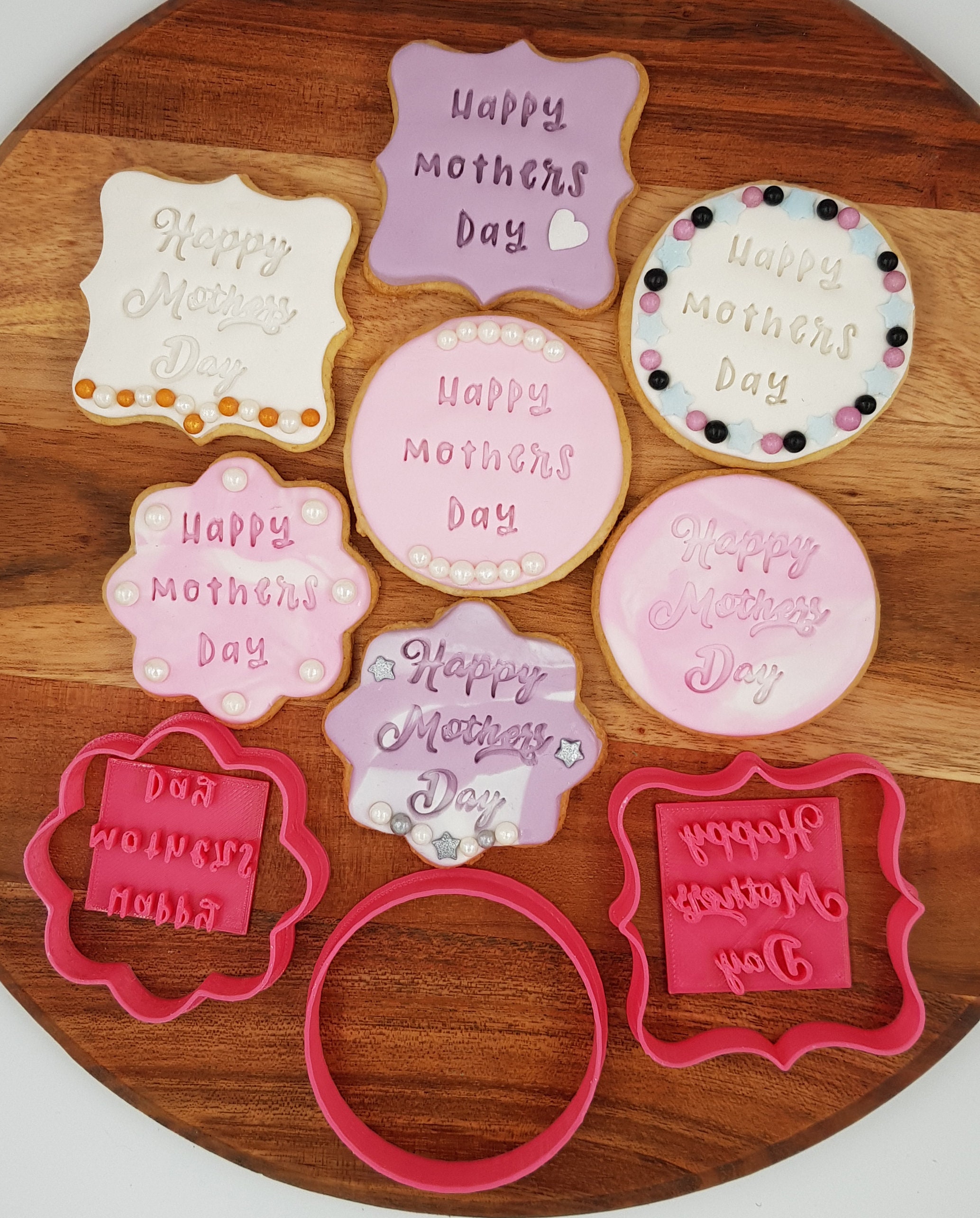 Mothers Day Cookie / Fondant Cutter Set Etsy