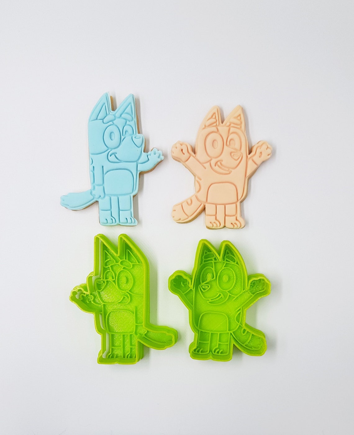 Bluey / Bingo Cookie/ Fondant Cutter and Stamp Set Etsy