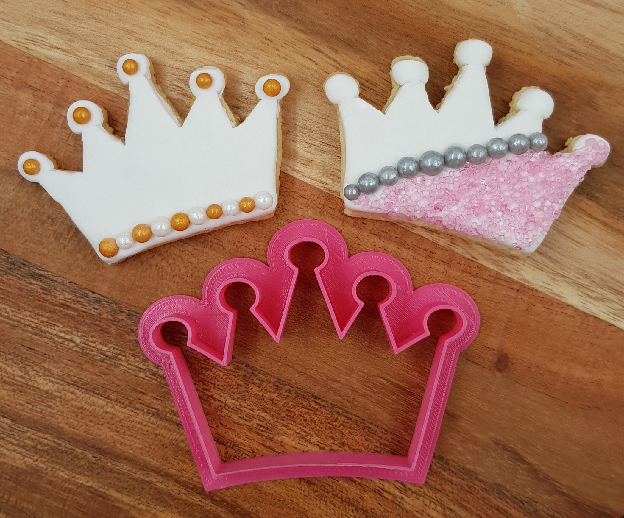 Crown Set Cookie / Fondant Cutter Etsy