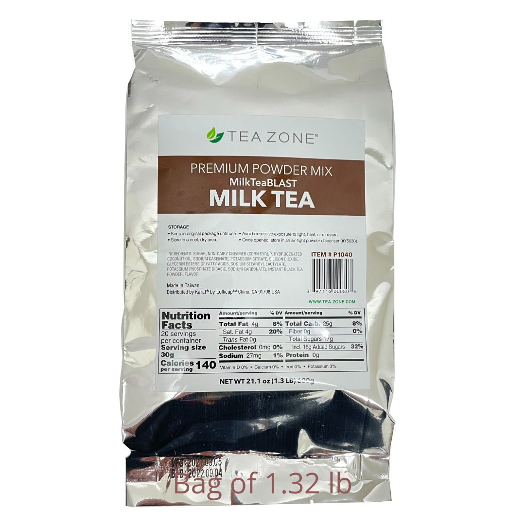 4 bags x 1.32 lb TEA ZONE MilkTeaBlast Milk Tea Powder Etsy