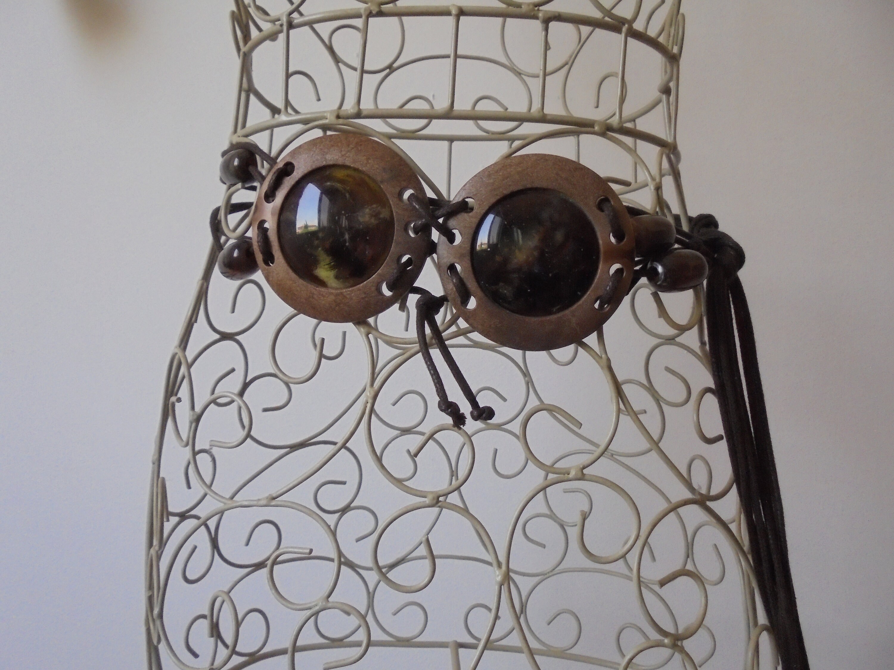 Vintage 1970s Boho Belt – Retro Beaded Tie String, Festival 