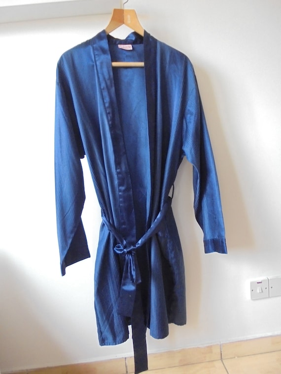 Mens Smoking Jacket Robe / Dressing Gown / Vintage