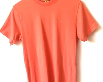 Camiseta vintage Body Glove USA, naranja, talla pequeña, estilo retro surfista, estilo skater Y2K de los años 90, algodón suave, unisex.