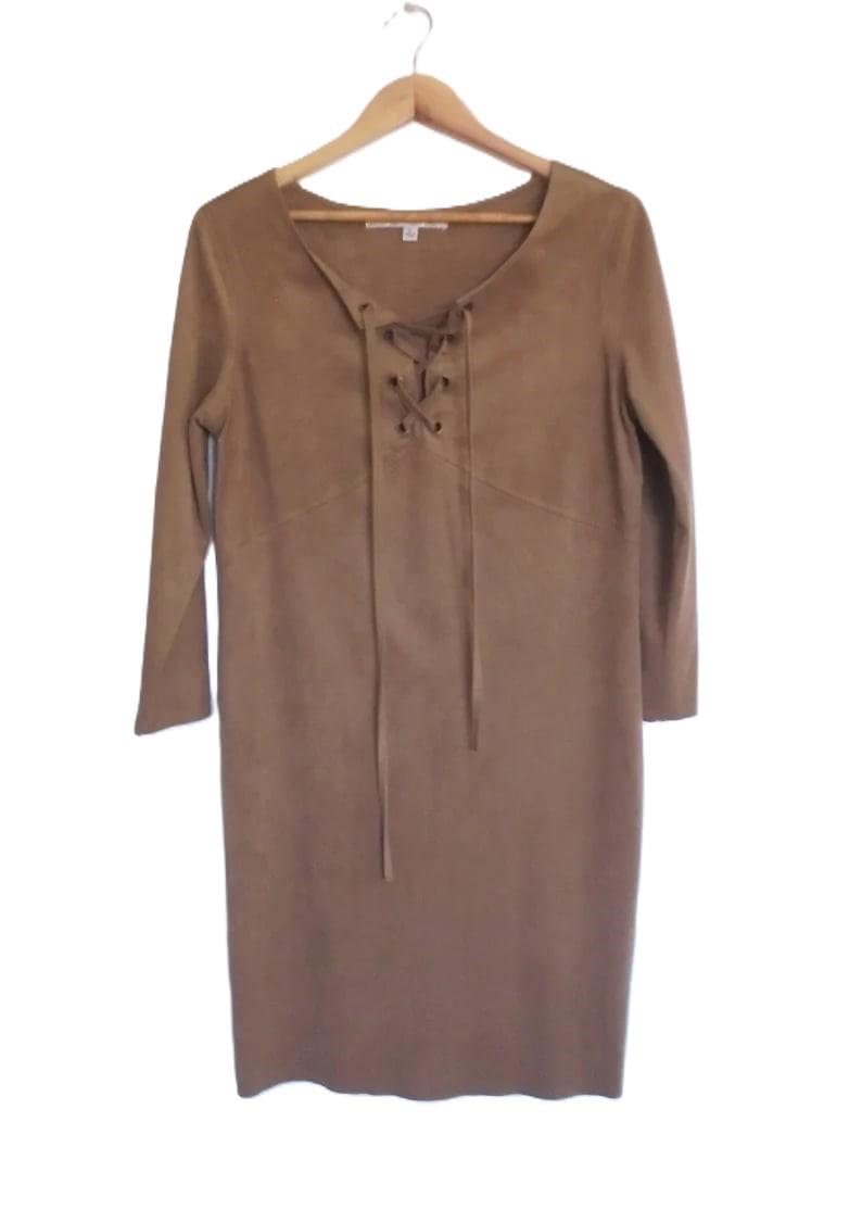 Suede Bodycon Dress - Etsy