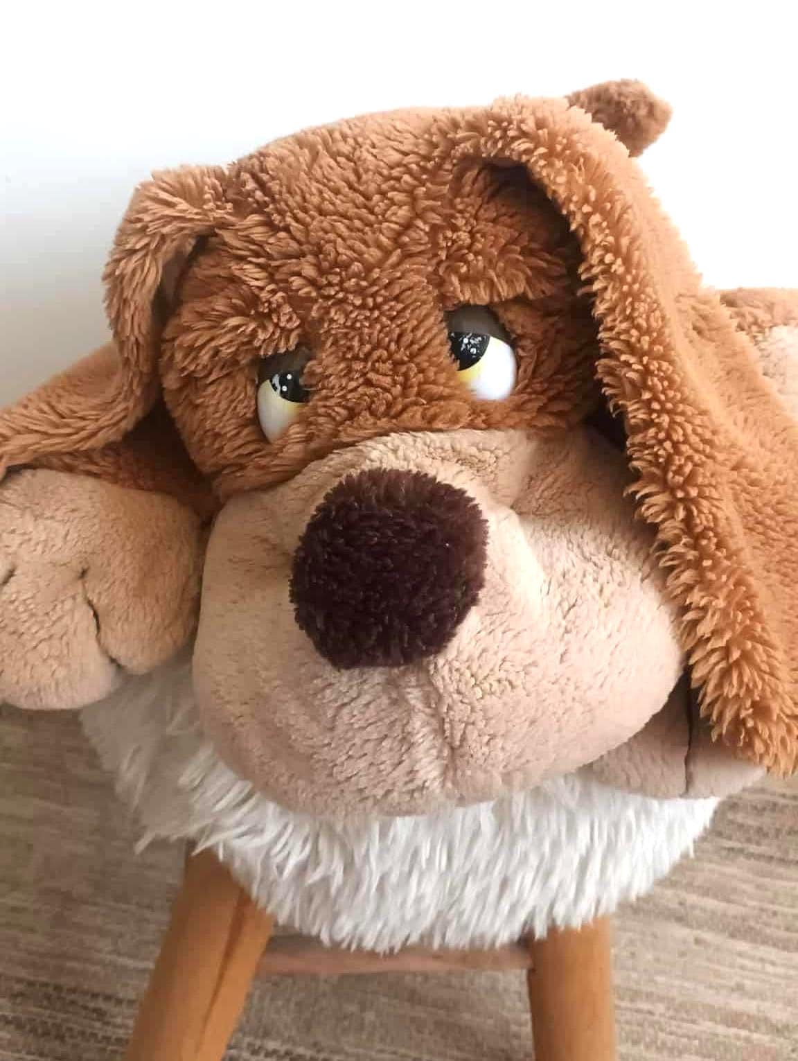 Cara Triste Peluche Perro Ojos Tristes Peluche Perrito Triste