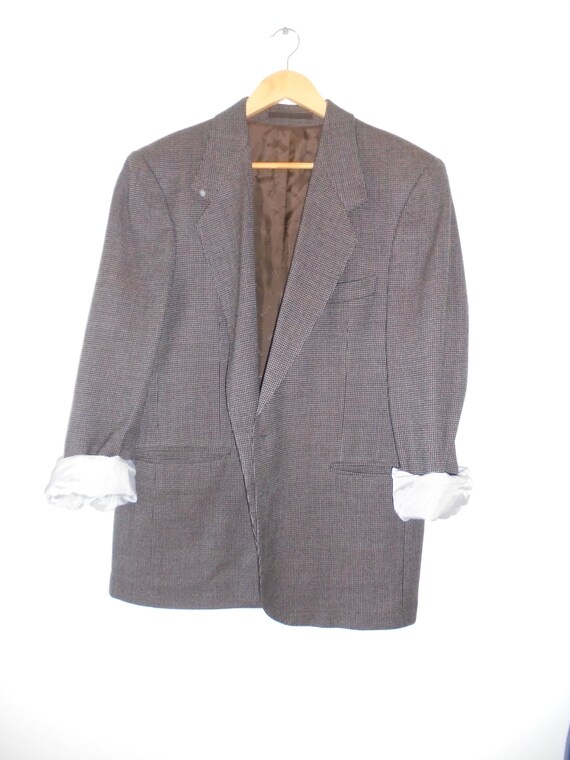 Vintage Tweed Jacket Oversized Boxy Blazer 100% Wool BIDI Vintage Tweed Jacket Oversized Boxy Blazer 100% Wool BIDI