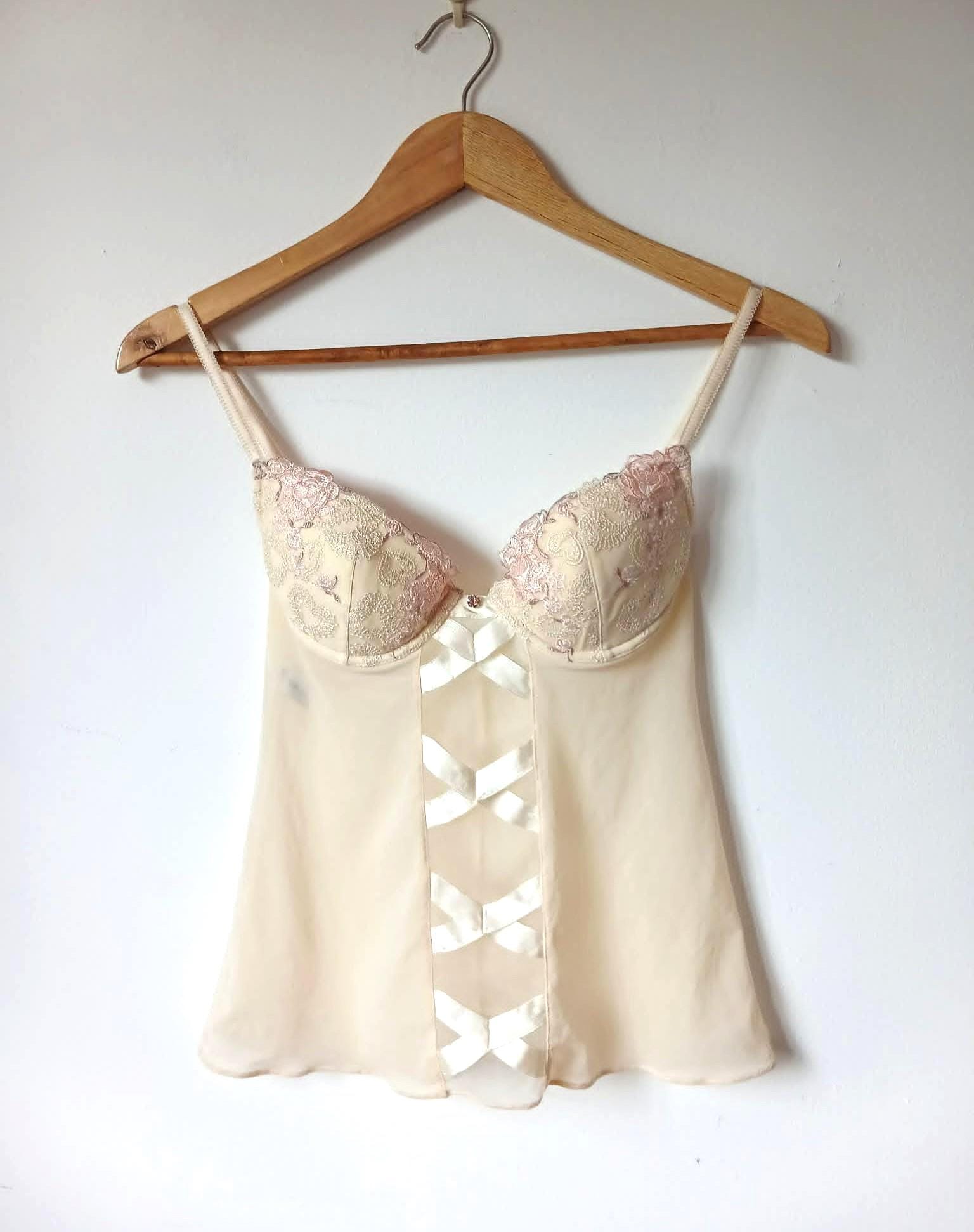 vintage ヨーロッパ　ブラック　キャミソール Vintage camisole - Etsy 日本