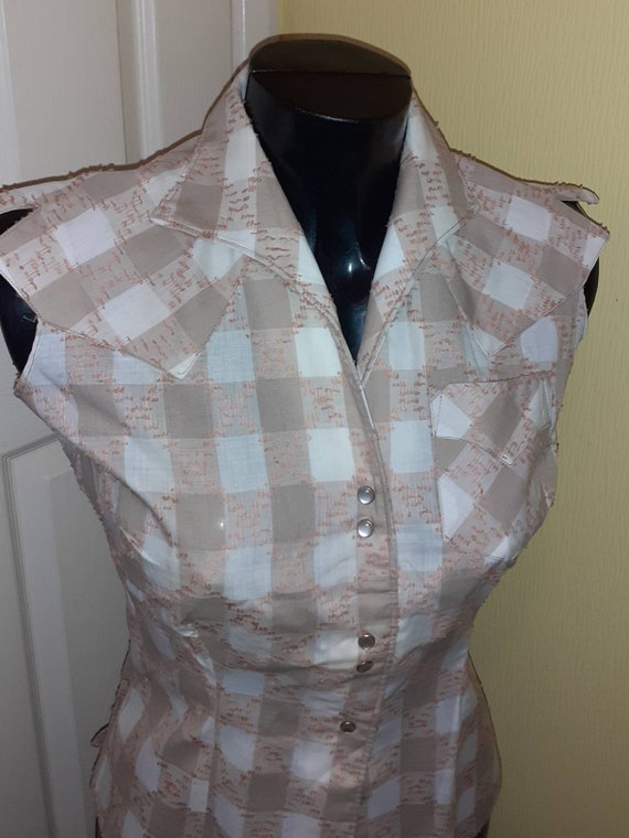 1950s western blouse