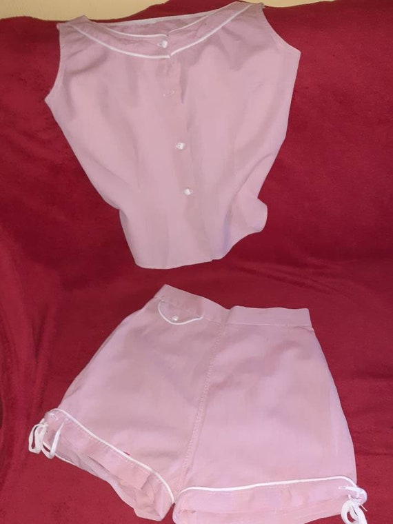 1950s shorts set