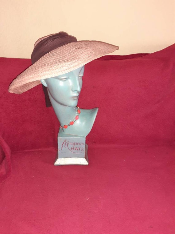 1940s large sunhat