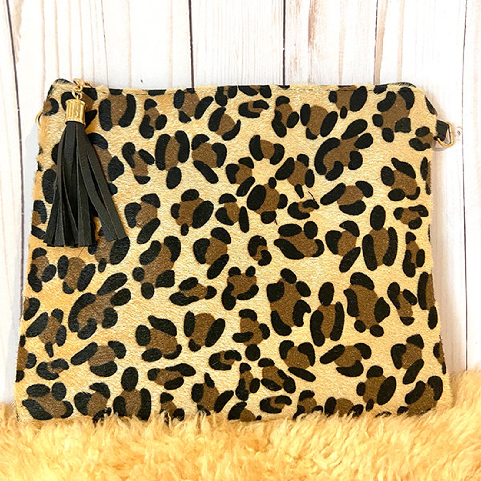 Leopard Crossbody Purse Leopard Handbag Leopard Print Purse Etsy