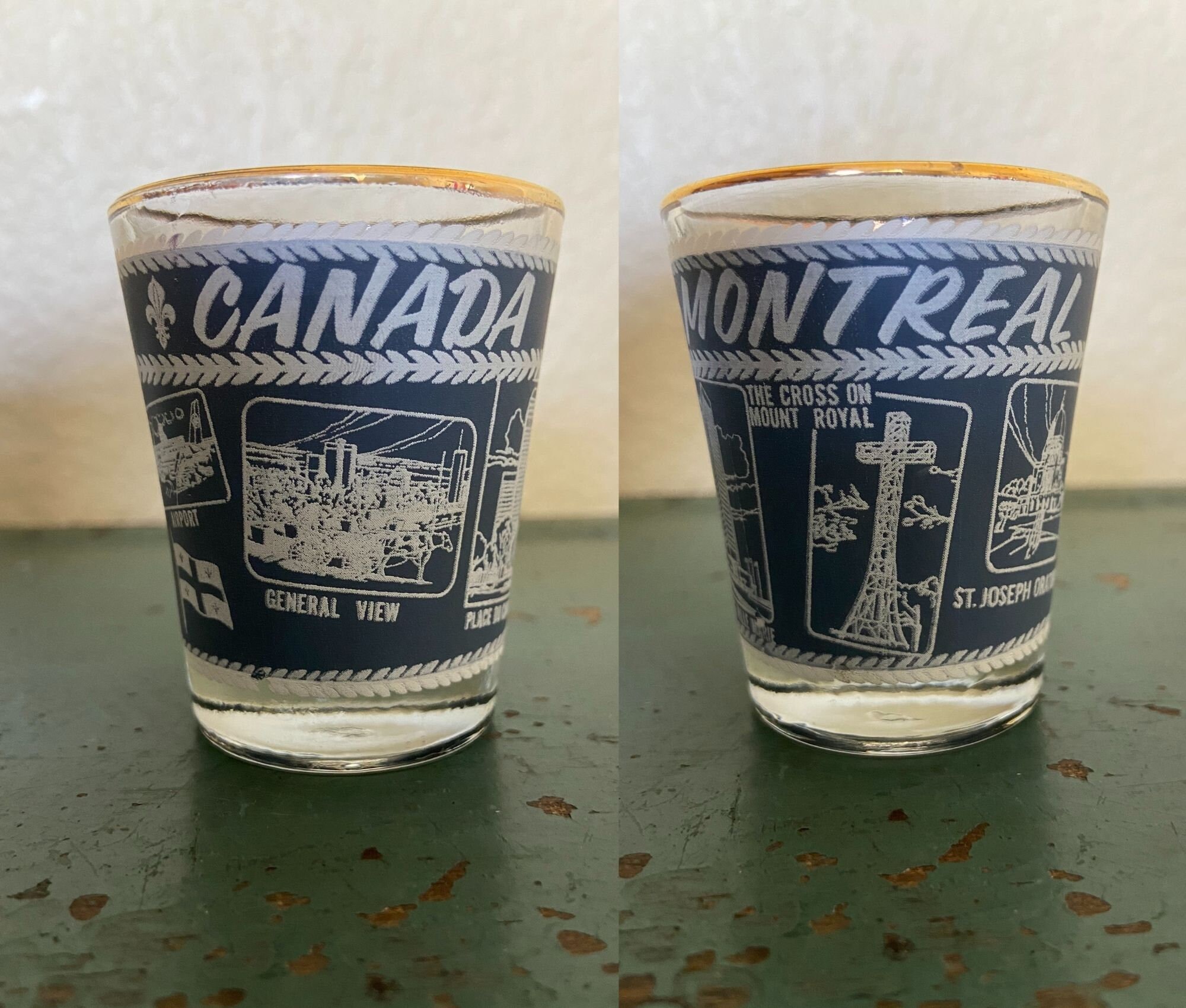 Vintage Souvenir Shot Glasses From the 70s & On Etsy