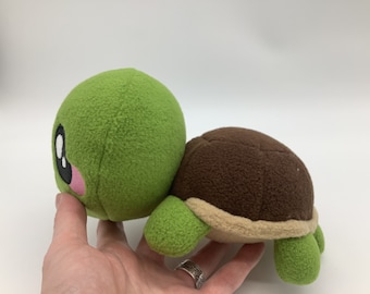 Handmade Turtle Plush Soft Fleece Turtle Plushy Finished Kawaii Stuffed Animal Turtle Toy