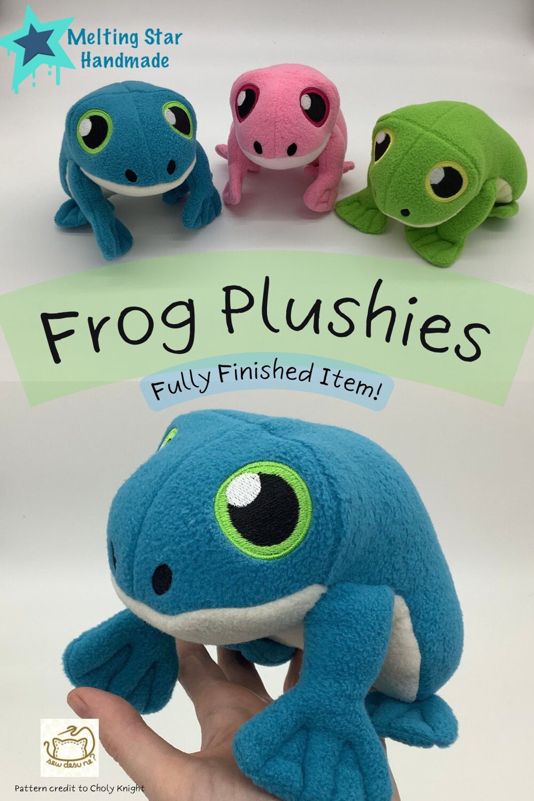 Cuddle Frog Frog Plush Cuddle Buddy Stuffed Animal Frog Kawaii Plushie Hoppin’ for ...