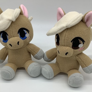 Horse Plushie Pony Kawaii Plushie Cuddle Buddy Stuffed Animal Gallopin’ For Love! Or Custom Plush Horse Toy