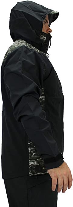 Men's EAG Elite Mossy Oak Blacktip Pro Fishing Rain100% Waterproof Jacket