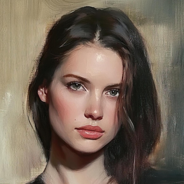 Custom Oil Painting from Photo, Oil Portrait Commission from Photo on Canvas, Custom Oil Portrait, Father’s Day Gift, Personalozed Art