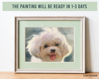 Personalisierte Hunde Portrait Zeichnung, personalisierte Haustier Kunst, Hunde Liebhaber Geschenk, Tier Portrait, individuelle Hundezeichnung