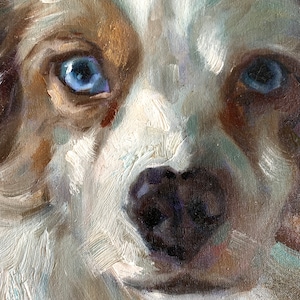 Original Dog Portrait Oil Painting, Custom Pet Portrait, Realistic Animal Art, Dog Lover Gift, Wall Decor Painting