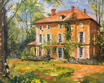 Personalized Oil House Portrait, Custom House Painting, First Home Gift, Realtor Closing Gift, Housewarming Gift, Secret Santa Gifts