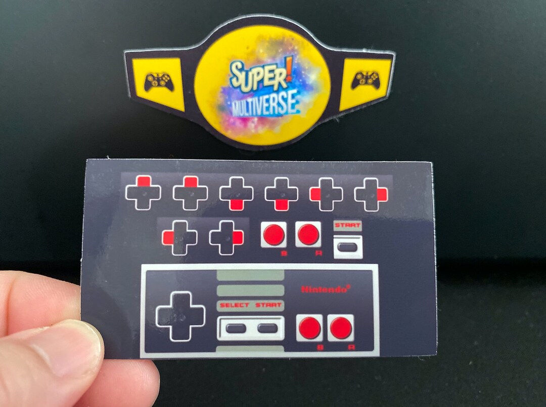 Nintendo Contra Code Sticker 1 30 Lives Code Birthday Gift NES Gaming ...