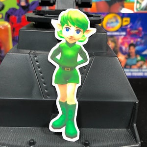 Sticker Saria 2 [The Legend Of Zelda, Ocarina Of Time, Kokiri, La Forêt Perdue]