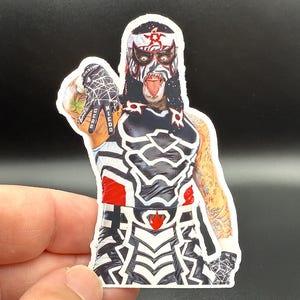Sticker Penta Cero Miedo 2 ( wwe , anniversaire , cadeau , Mexique , chance libre , Eddie guerrero , rey mysterio , Dominik Mysterio , Rhea Ripley )
